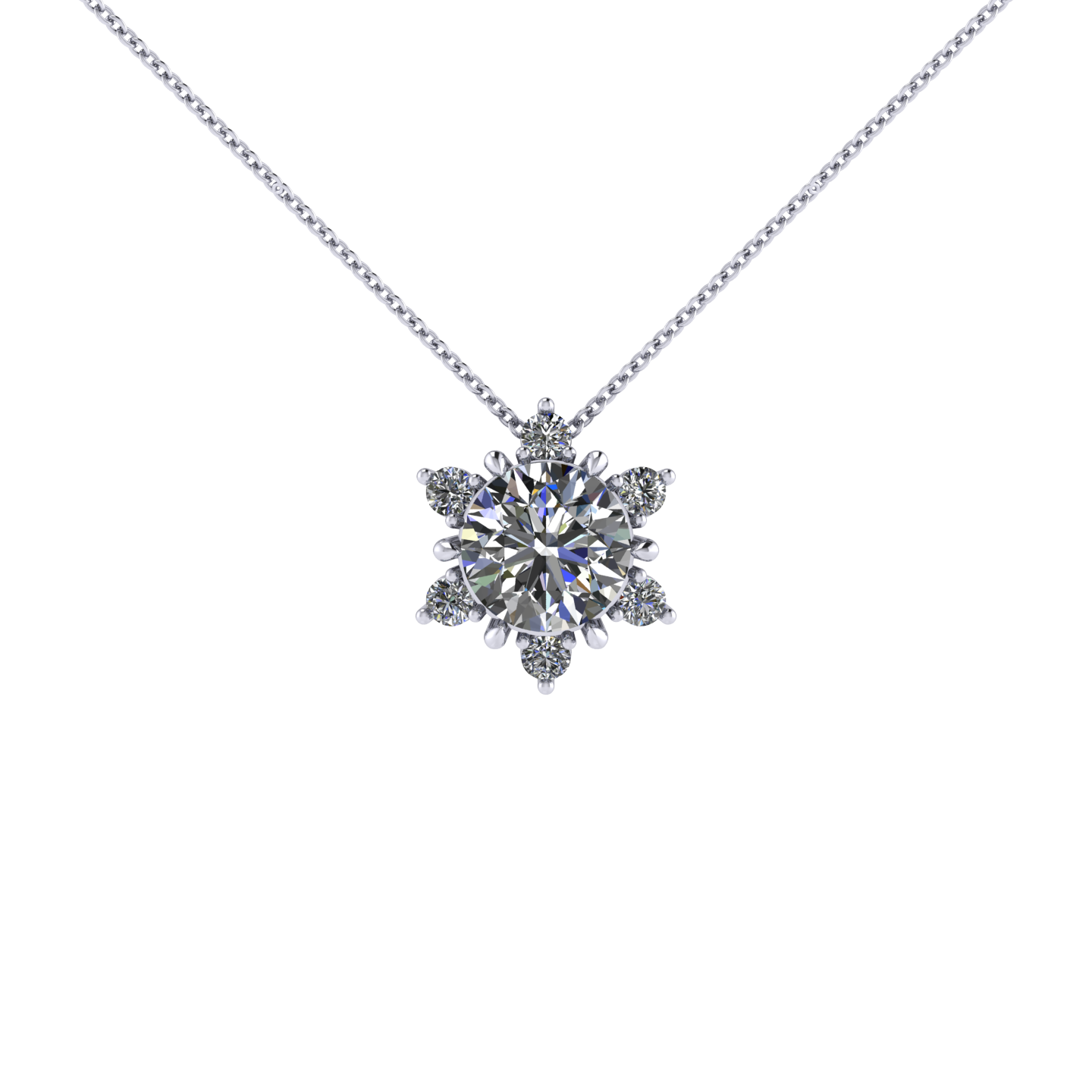 Sunflower clearance diamond necklace